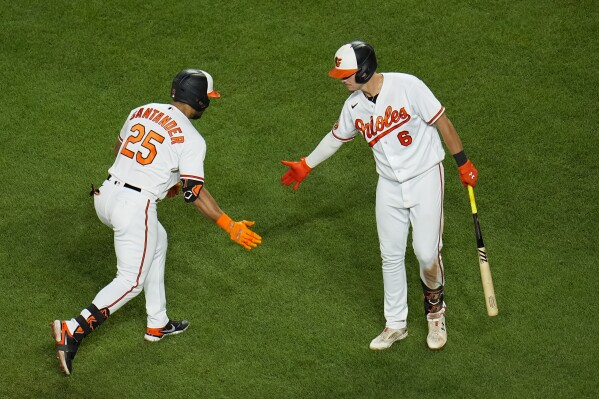 Anthony Santander hits 2 homers to back Dean Kremer as the Orioles
